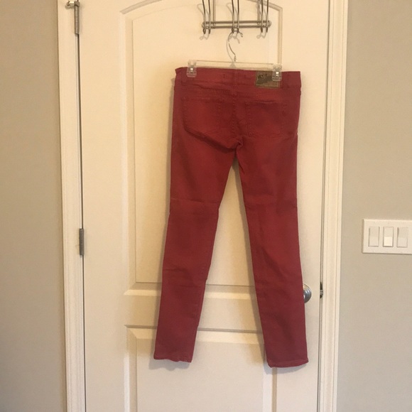 Red skinny Jeans! Size 5/6 Gently Used - Picture 2 of 5